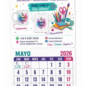 Calendario imantado 2027